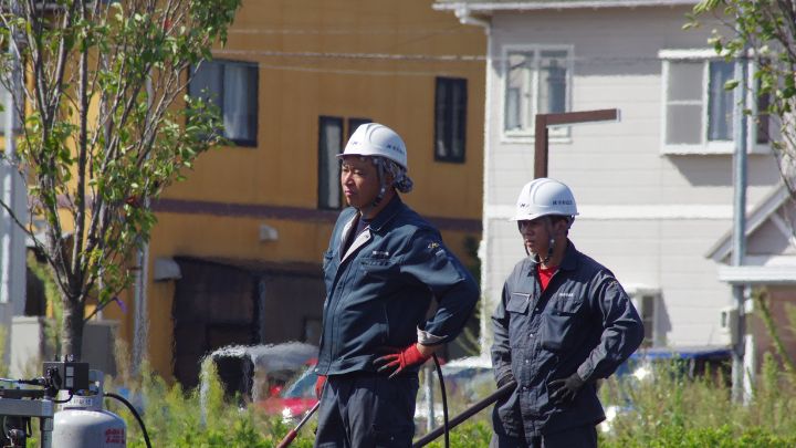 美和総建の新人スタッフ研修風景